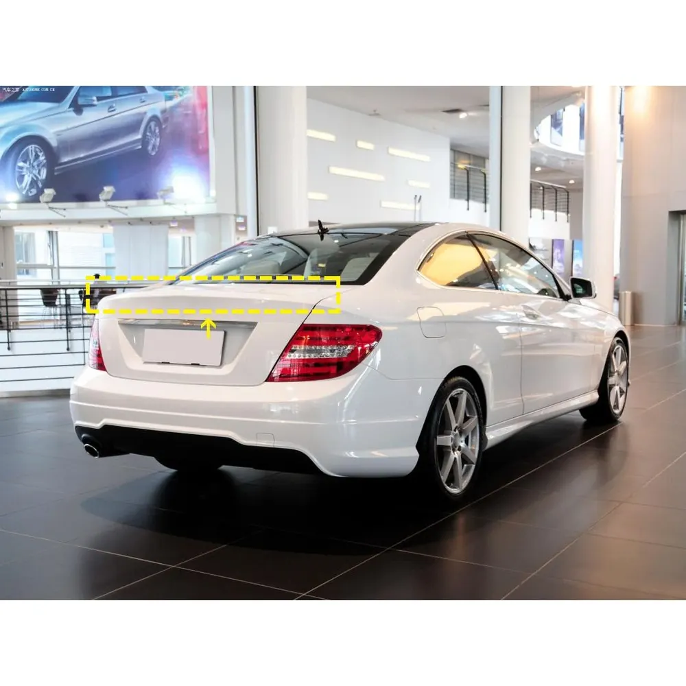 Carbon Fiber Rear Spoiler for Mercedes-Benz C180 C250 C350 W204 2012 2014 05