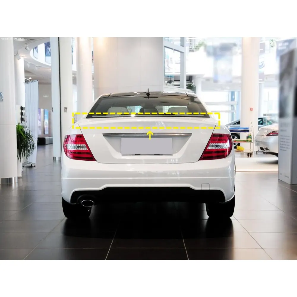Carbon Fiber Rear Spoiler for Mercedes-Benz C180 C250 C350 W204 2012 2014 06