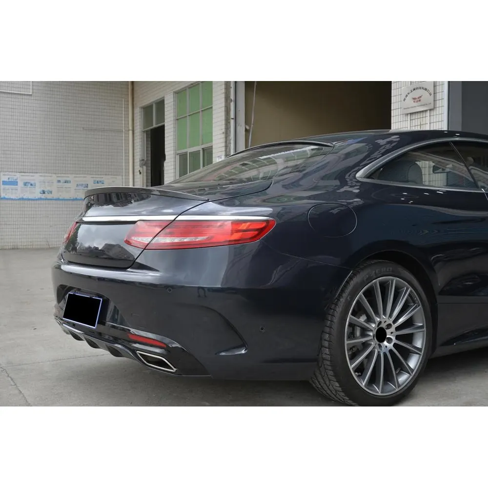 Carbon Fiber Rear Spoiler for Mercedes-Benz S Benz S Class S500 S550 S63 S65 AMG 14 18 04