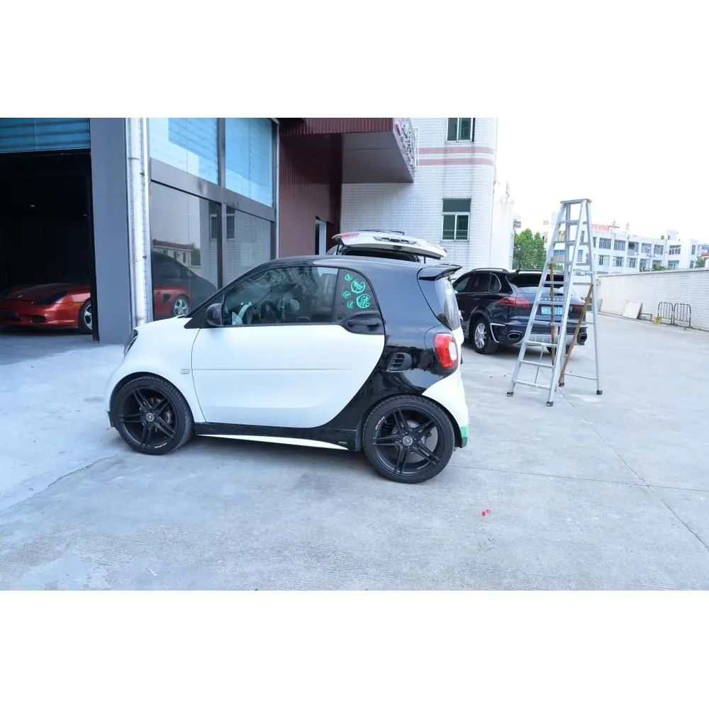 Carbon Fiber Rear Spoiler for Mercedes-Benz Smart Fortwo 2016 2017 04