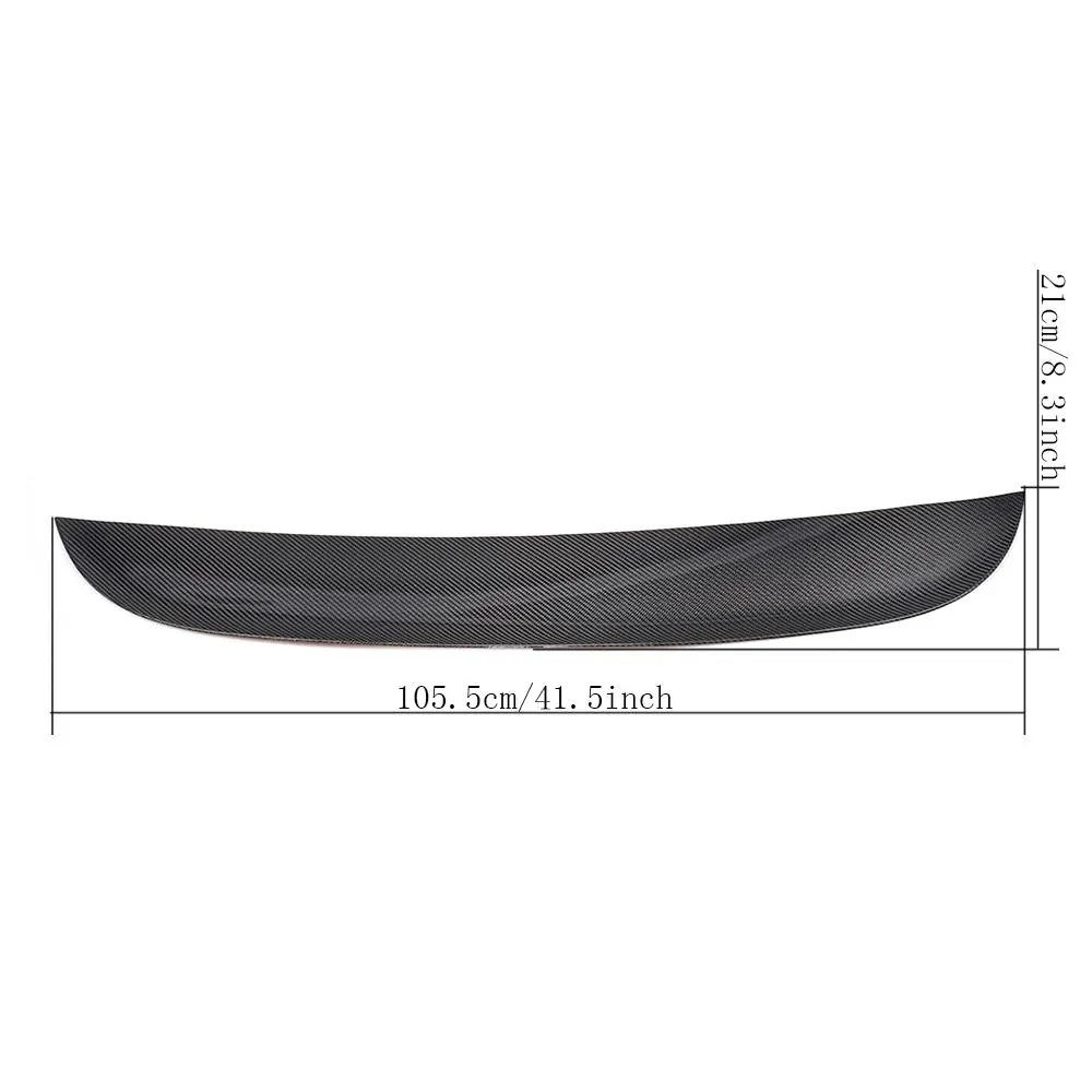porsche panamera carbon fiber spoiler - view 3