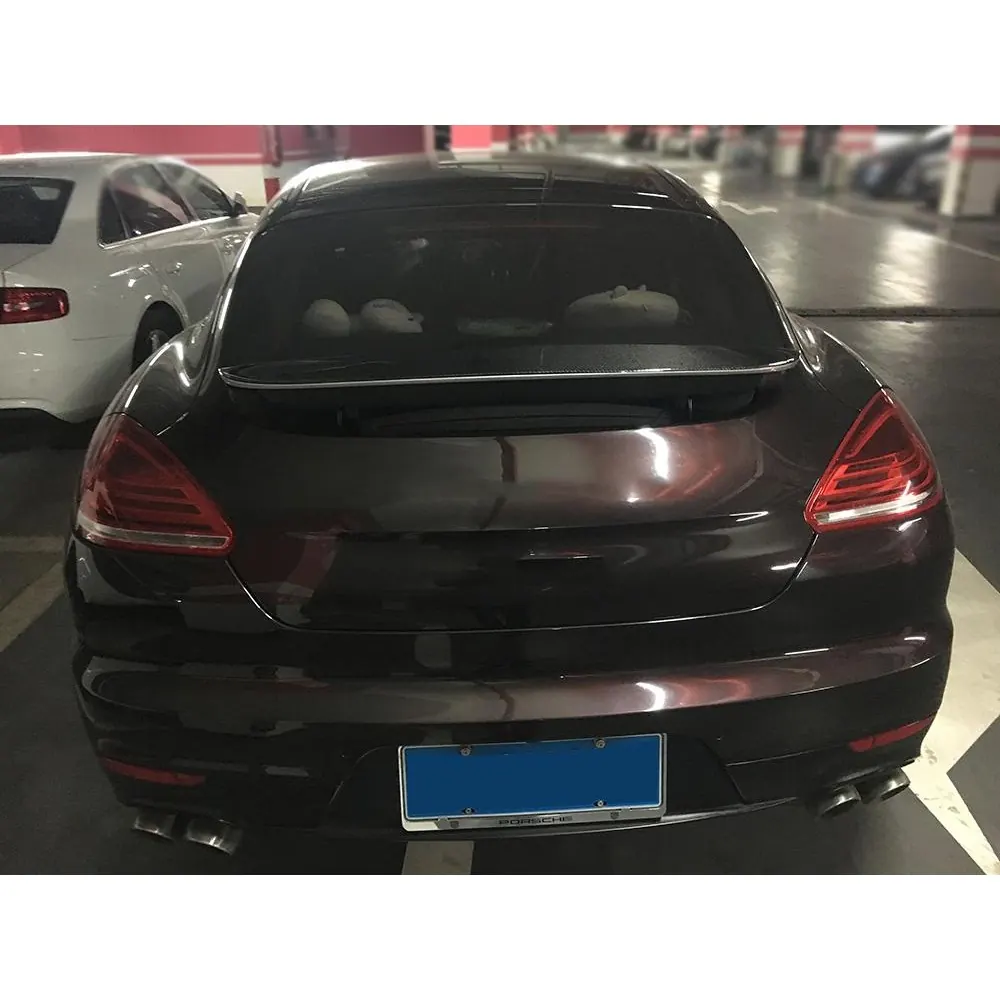 porsche panamera carbon fiber spoiler - view 6