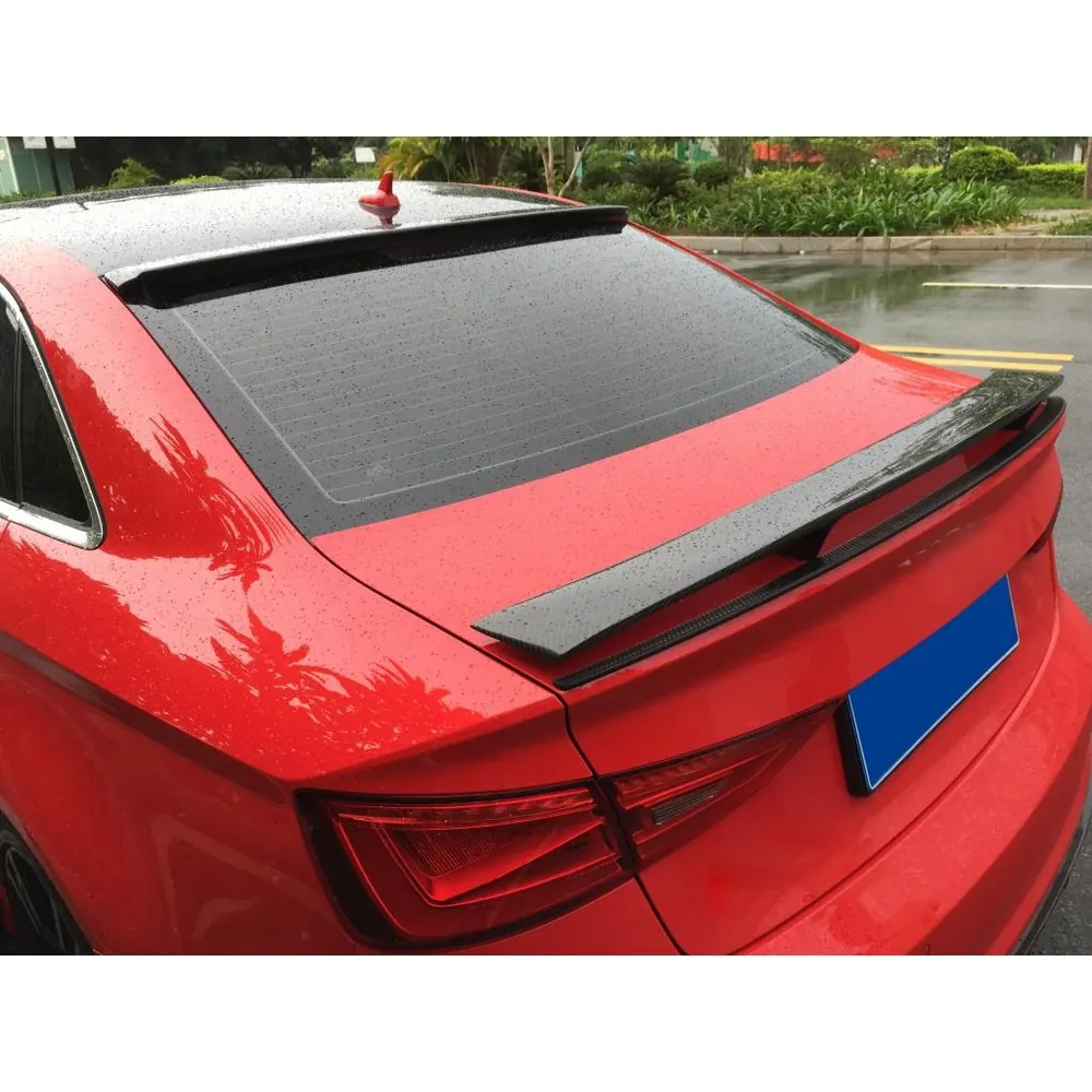 Carbon Fiber Roof Spoiler for Audi A3 Quattro S3 2014 2020 04