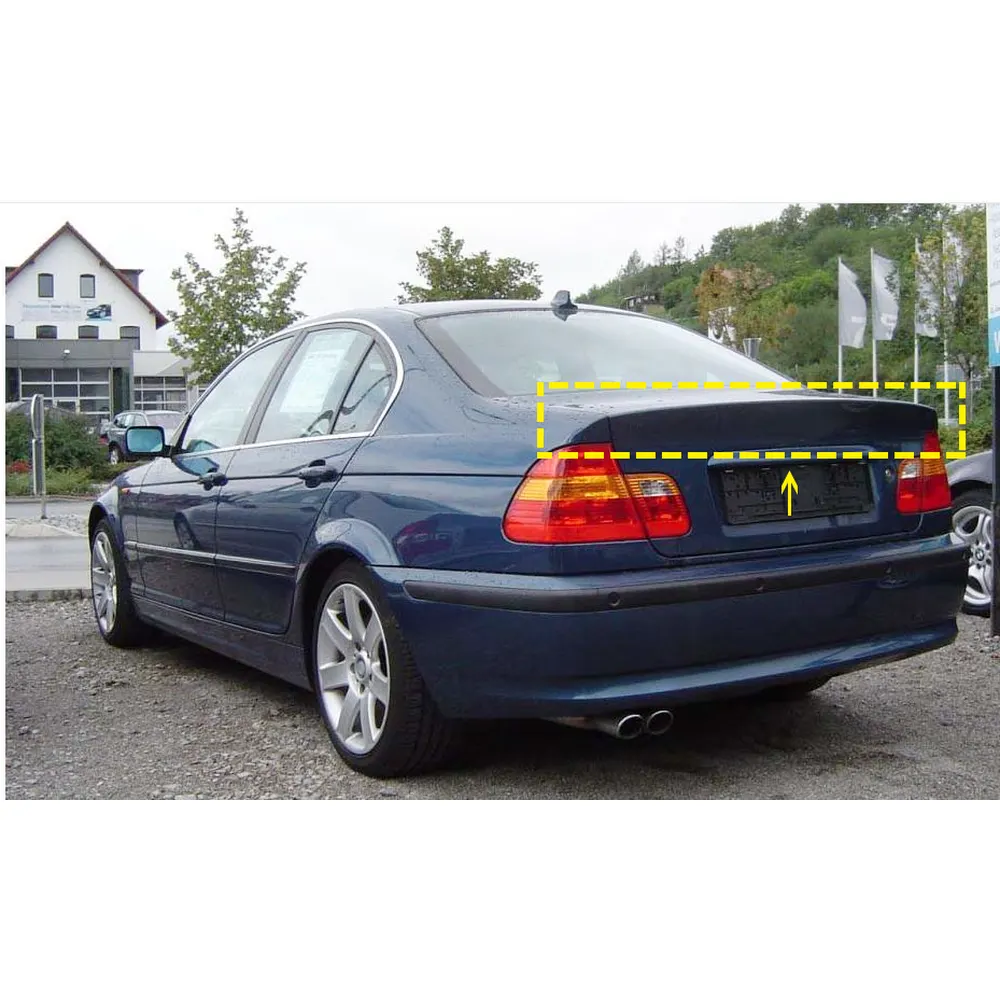bmw 3 series carbon fiber spoiler - view 4