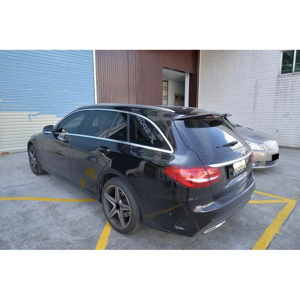 Carbon Fiber Roof Spoiler for Mercedes-Benz C Class S205 Wagon Hatchblack 15 18 Not For 04