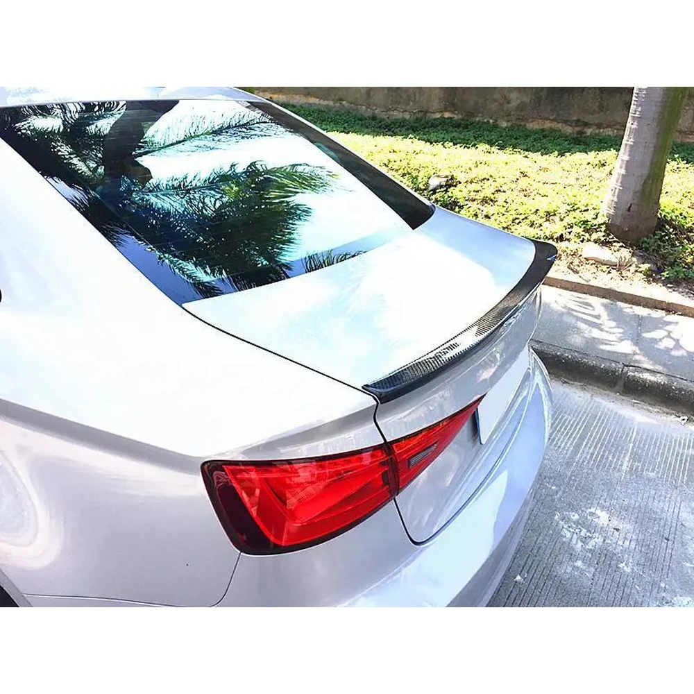 Carbon Fiber Trunk Spoiler for Audi A3 8V Sedan / S3 (2014-2019) 01