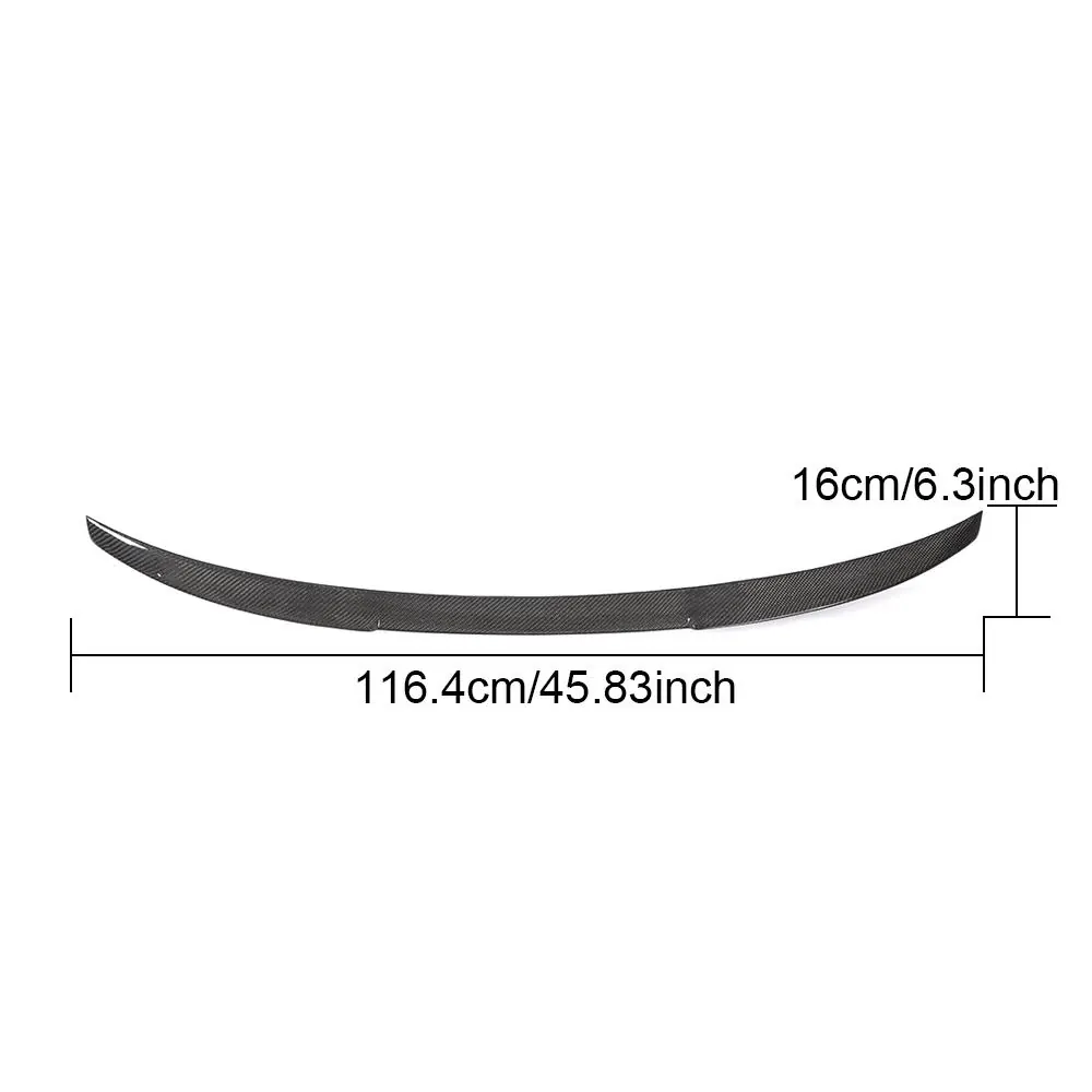 Carbon Fiber Trunk Spoiler for Audi A3 8V Sedan / S3 (2014-2019) 02
