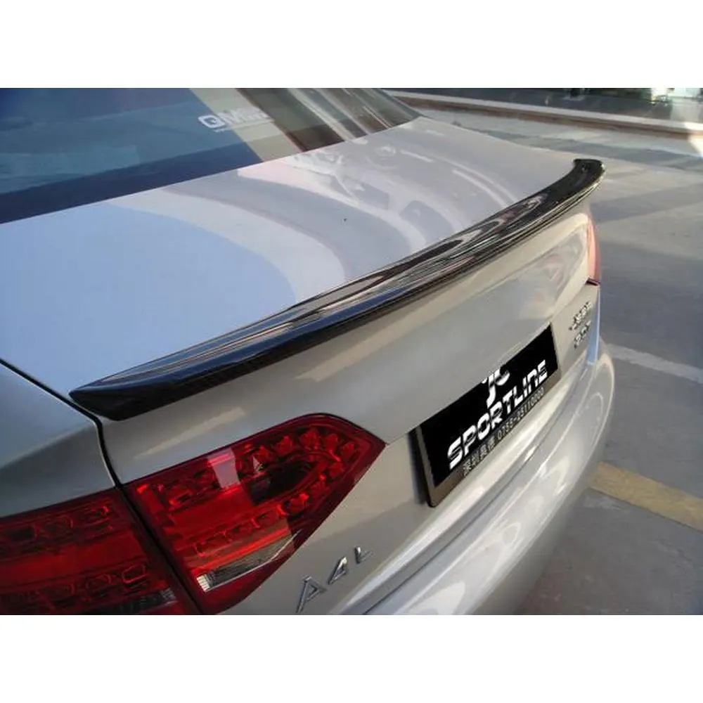 audi a4 b9 carbon fiber spoiler - view 4