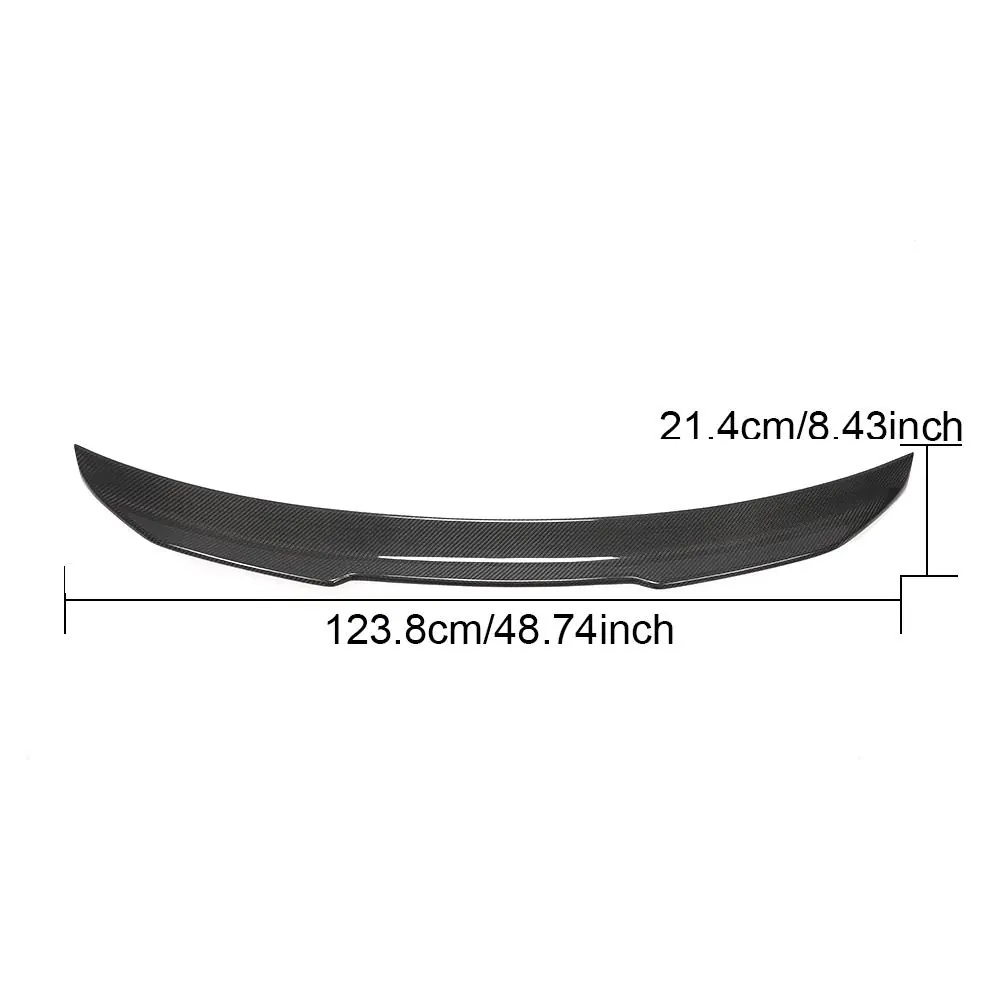 Carbon Fiber Trunk Spoiler for Audi A7 Quattro S7 Rs7 Sportback 19up 04