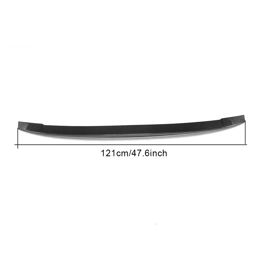 audi a4 b9 carbon fiber spoiler - view 3