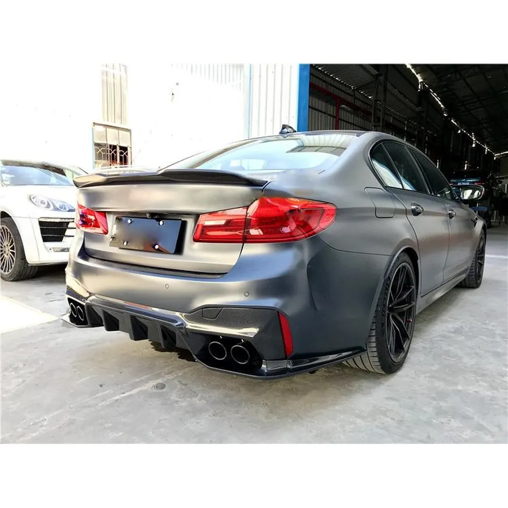 Carbon Fiber Trunk Spoiler for BMW 5 Series G30 530i 540i F90 M5 2017 2018 2019 04