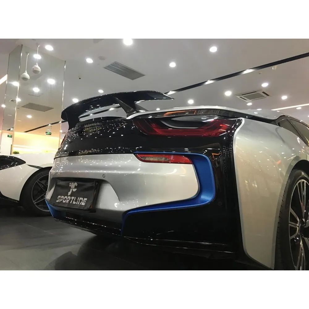 Carbon Fiber Trunk Spoiler for BMW I8 2014 2018 04