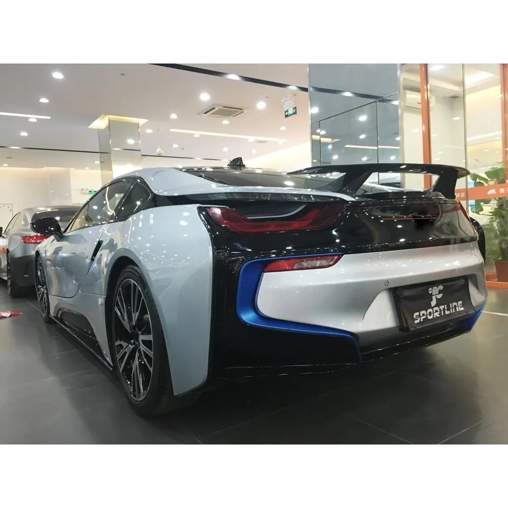 Carbon Fiber Trunk Spoiler for BMW I8 2014 2018 05