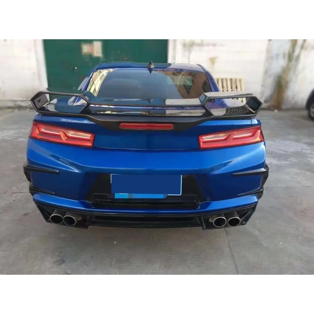 Carbon Fiber Trunk Spoiler for Chevrolet Camaro 2016 2017 2018 Big Customized 01