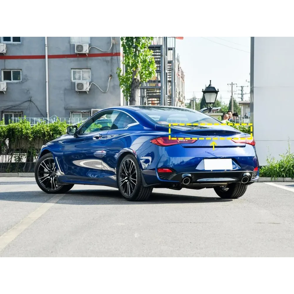 Carbon Fiber Trunk Spoiler for Infiniti Q60 Coupe (2017-2020) 01