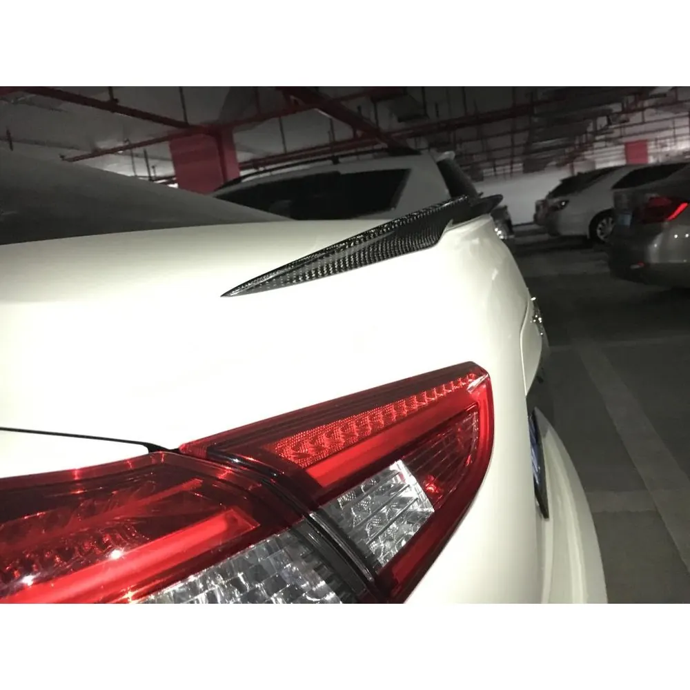 Carbon Fiber Trunk Spoiler for Maserati Ghibli S Q4 2014 2017 05