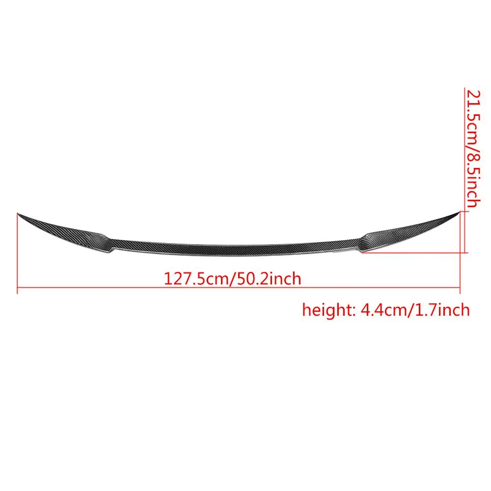 Carbon Fiber Trunk Spoiler for Maserati Quattroporte S Q4 13 15 03
