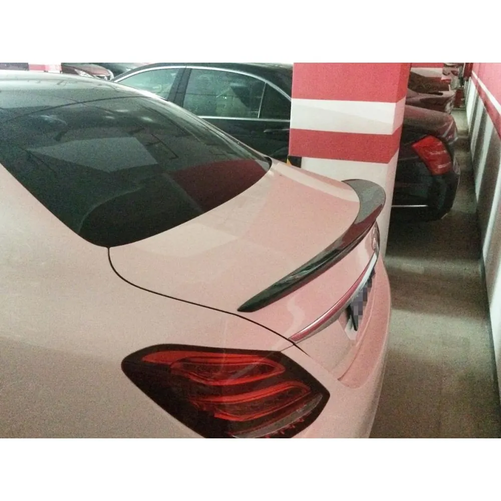 Carbon Fiber Trunk Spoiler for Mercedes-Benz C Class W205 C180 C200 C250 C300 C350 C450 2015 2016 04