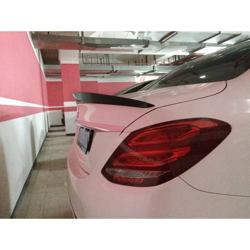 Carbon Fiber Trunk Spoiler for Mercedes-Benz C Class W205 C180 C200 C250 C300 C350 C450 2015 2016 05