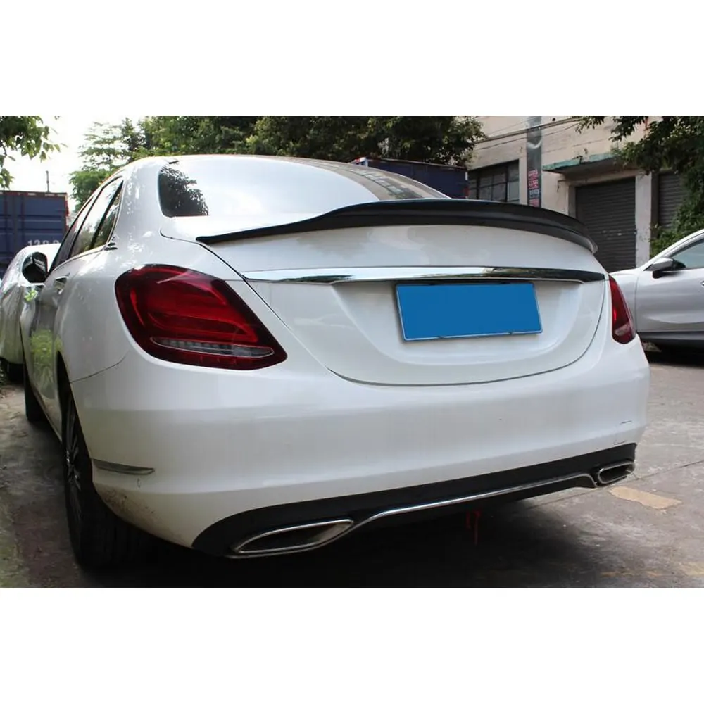 Carbon Fiber Trunk Spoiler for Mercedes-Benz C Class W205 C200l C300l C260l 2015 2017 08