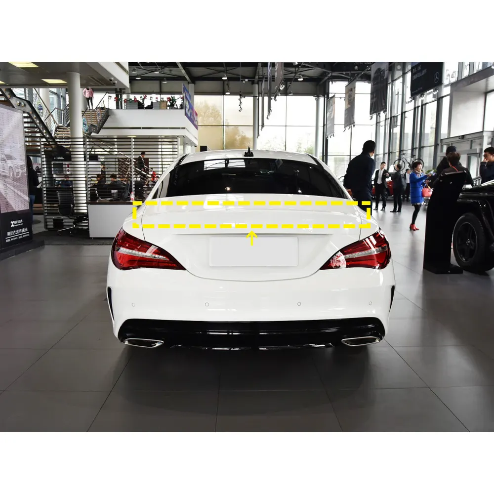 Carbon Fiber Trunk Spoiler for Mercedes-Benz CLA Class C117 2013 2019 04