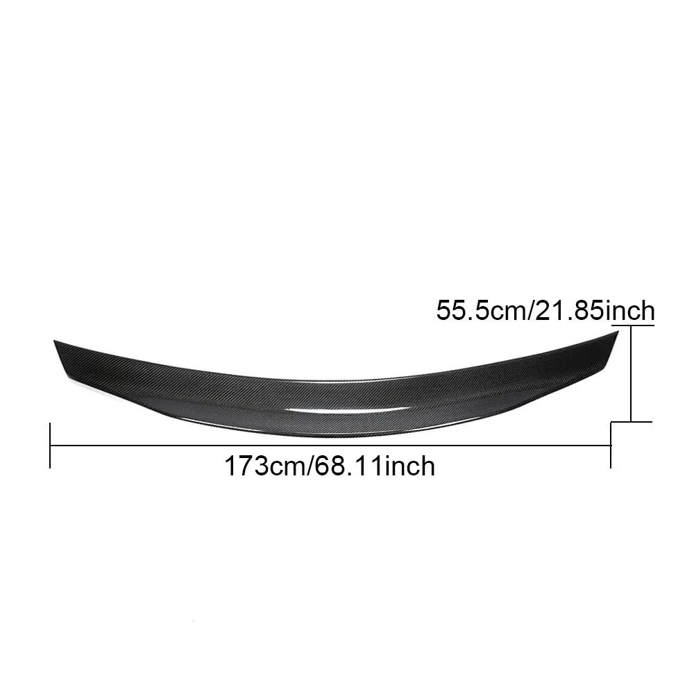 Carbon Fiber Trunk Spoiler for Mercedes-Benz S Class W221 08 13 04
