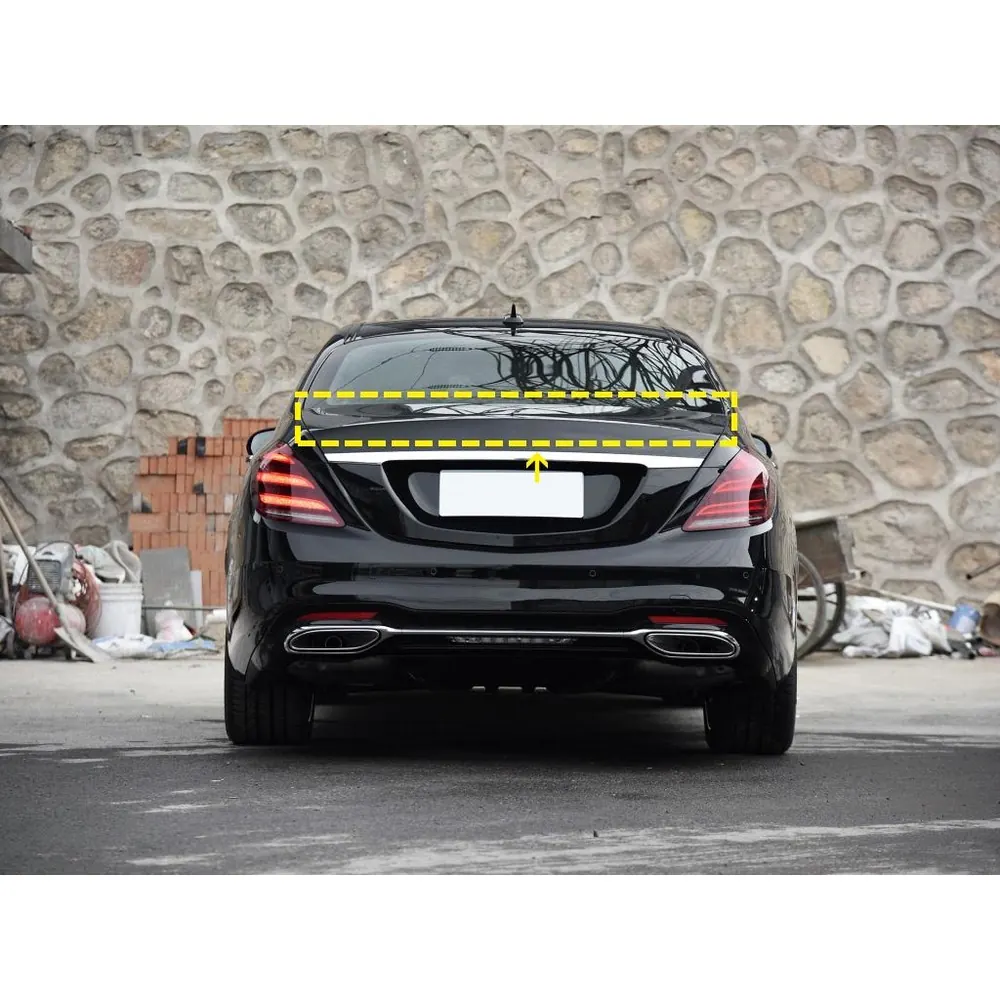 Carbon Fiber Trunk Spoiler for Mercedes-Benz S Class W221 08 13 06