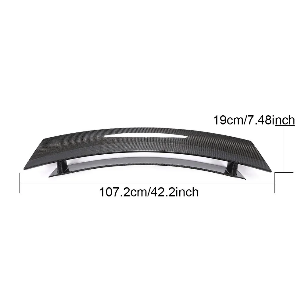 Carbon Fiber Trunk Spoiler for Porsche 718 Cayman 2005 2012 02