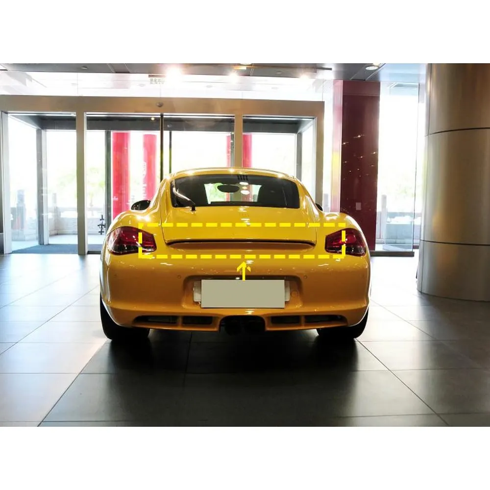 Carbon Fiber Trunk Spoiler for Porsche 718 Cayman 2005 2012 06