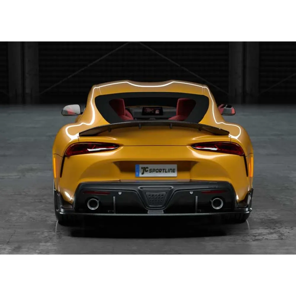 toyota supra carbon fiber spoiler - view 5