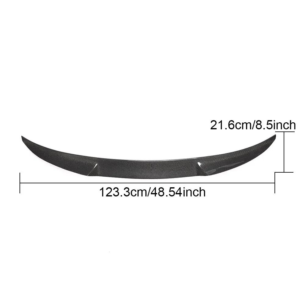 Carbon Fiber Trunk Spoiler for Volkswagen Passat CC 2013 2018 02