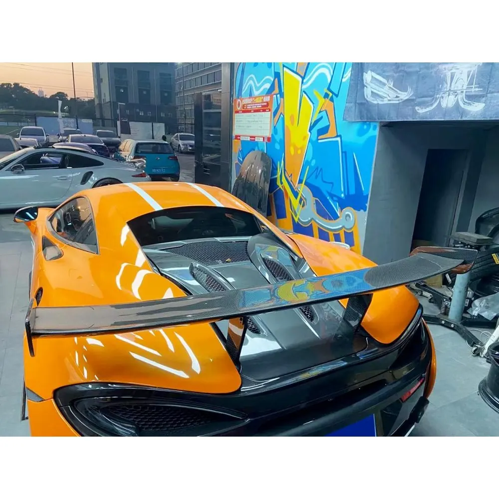 Carbon Fiber Rear Spoiler for McLaren 570s 2015 2021 06