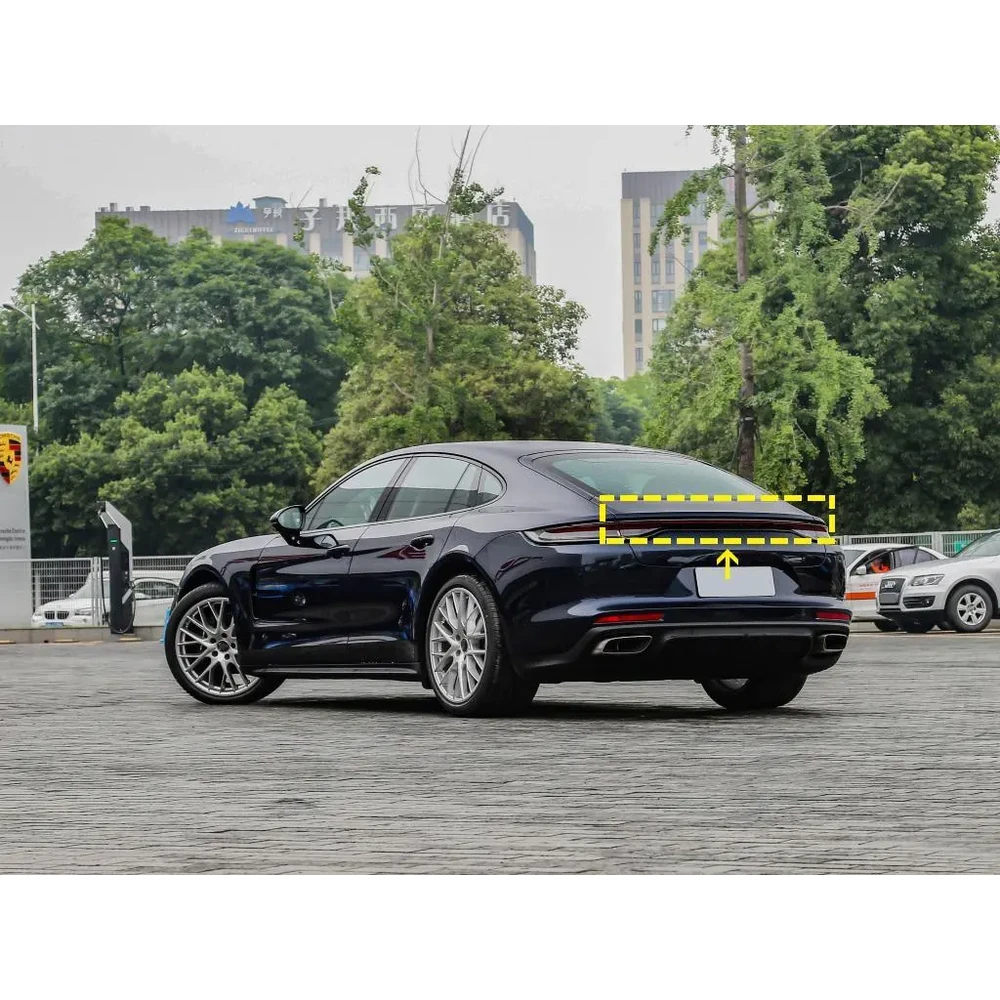 porsche panamera carbon fiber spoiler - view 2
