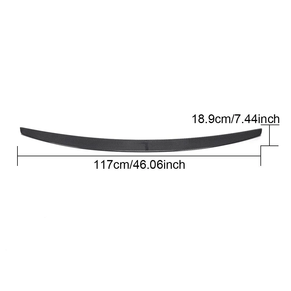 porsche panamera carbon fiber spoiler - view 6