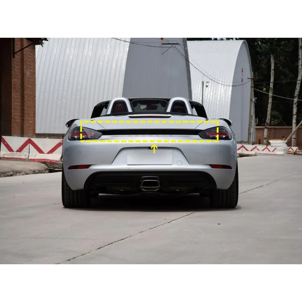 Carbon Fiber Trunk Spoiler for Porsche 718 Boxster 16 21 06