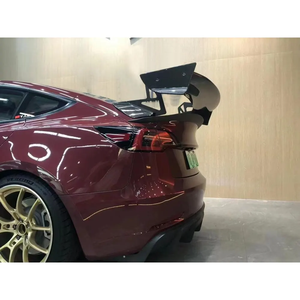Carbon Fiber Trunk Spoiler for Tesla Model 3 2016 2021 05