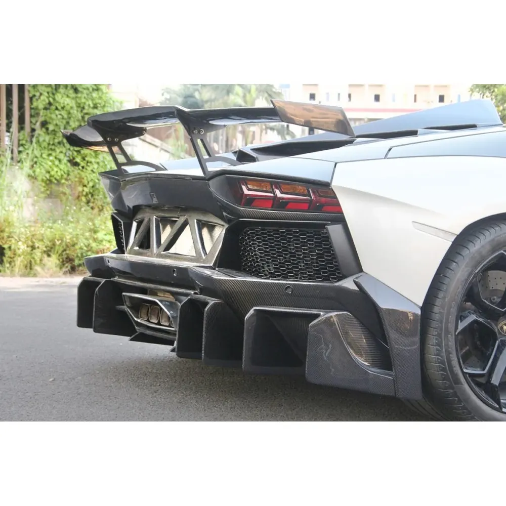 Gloss Carbon Fiber Trunk Spoiler for Lamborghini Aventador LP700-4 04