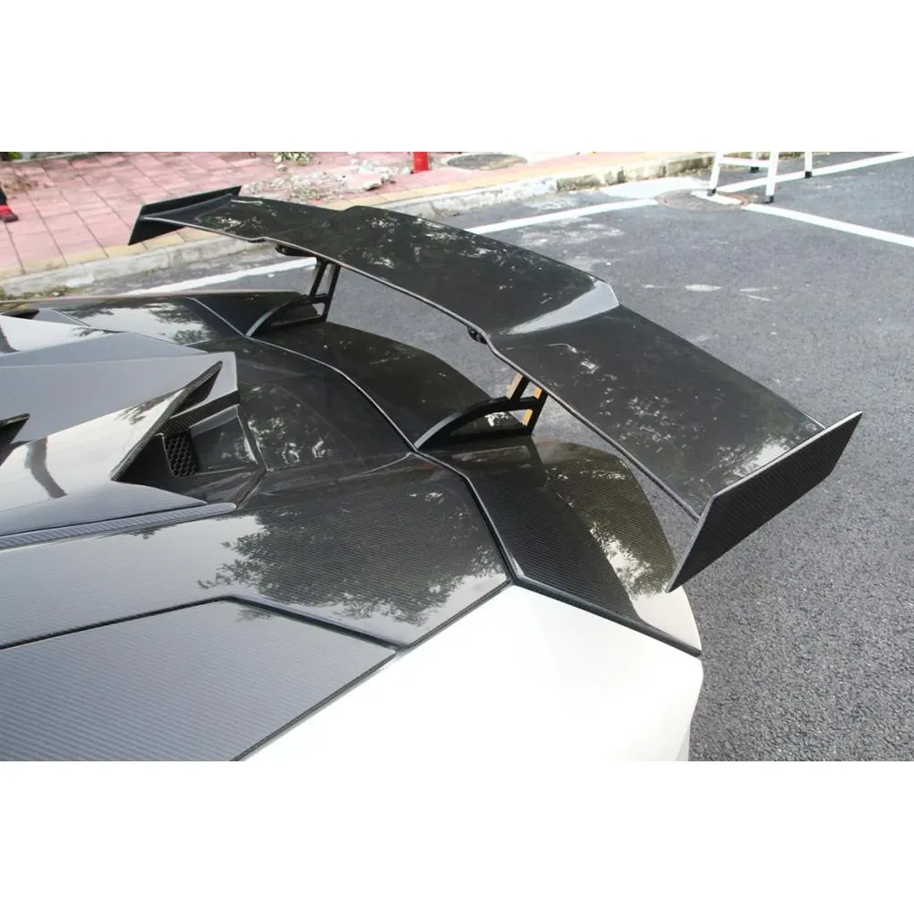 Gloss Carbon Fiber Trunk Spoiler for Lamborghini Aventador LP700-4 05